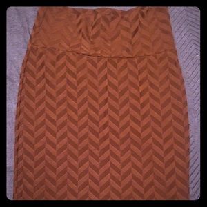 Lularoe Cassie skirt camel xs